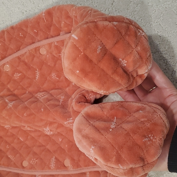 Nordstrom Baby Print Bunting in Pink Desert Dottie - Picture 5 of 8